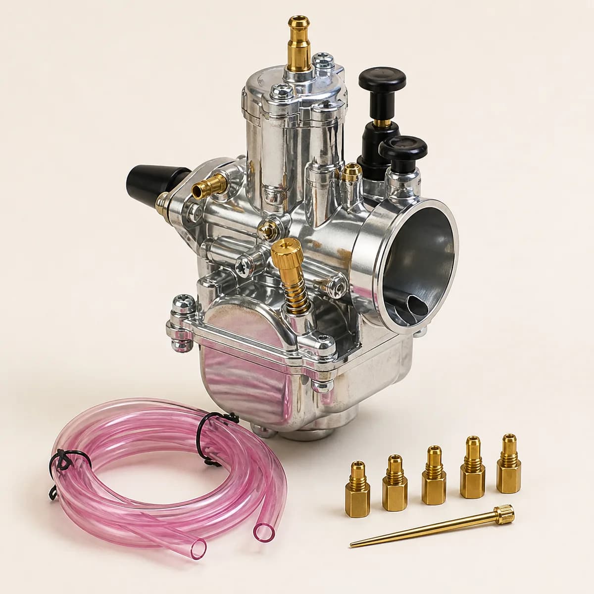 Carburateur type PWK avec durite et gicleurs