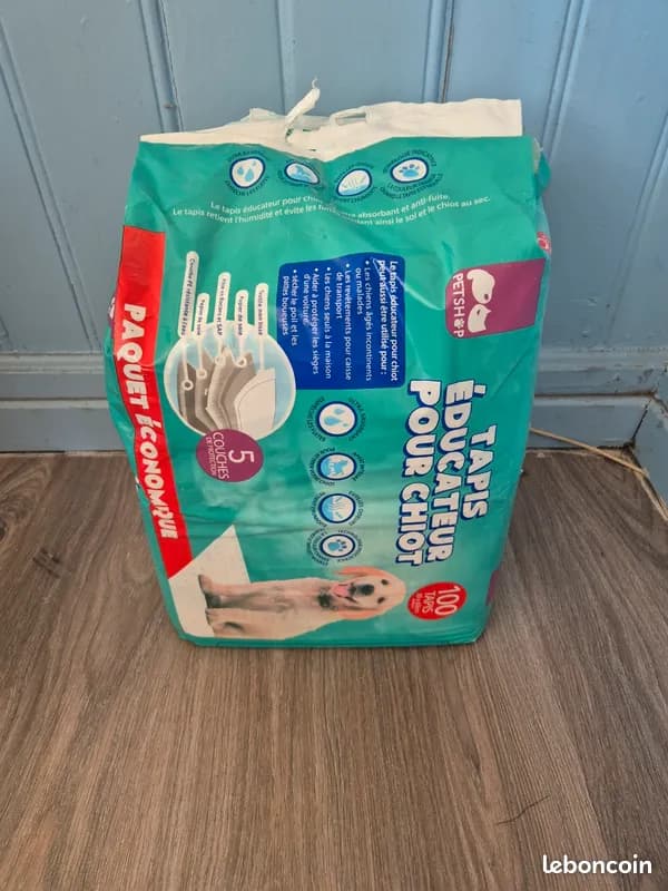 Tapis éducateurs pour chiot – lot entamé (env. 80-90 restants)