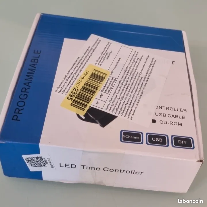 Contrôleur LED programmable 5 canaux RGB/RGBW – 12V/24V 20A photo 2