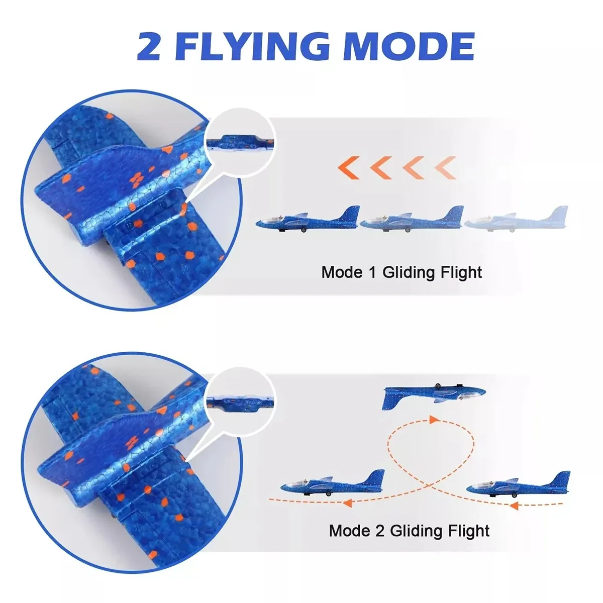 Avion mousse avec lanceur jeu extérieur - enfant Maxi Trouvaille photo 3