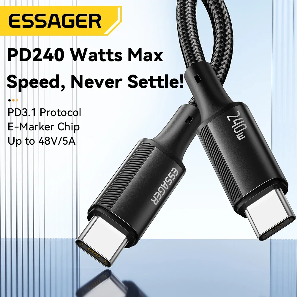 Câble USB-C 240W renforcé best-seller - high-tech Maxi Trouvaille photo 2