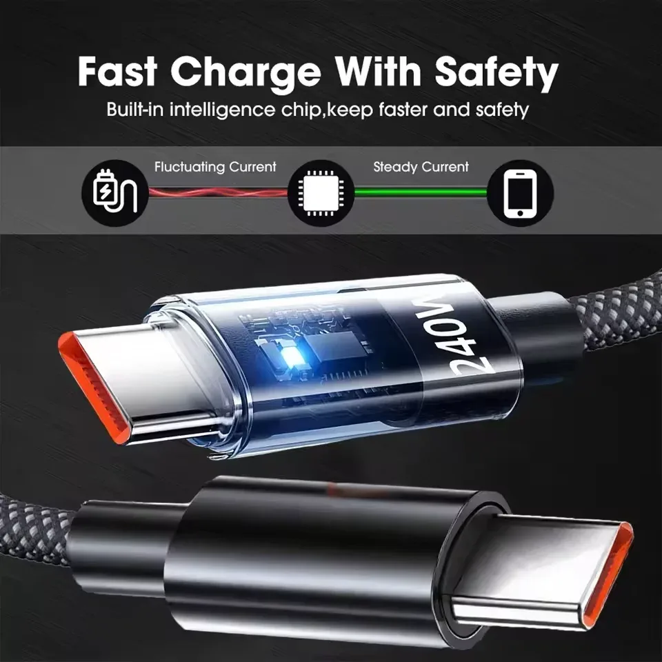 Câble USB-C charge rapide avec affichage LED - high-tech Maxi Trouvaille photo 3