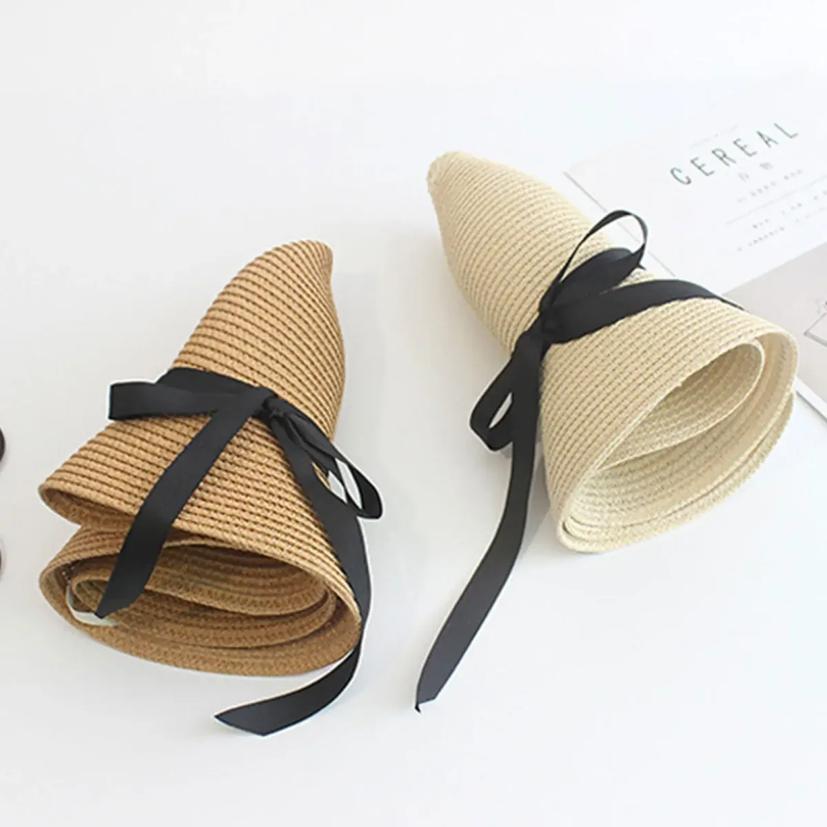 Chapeau de paille pliable UPF 50+ photo 2