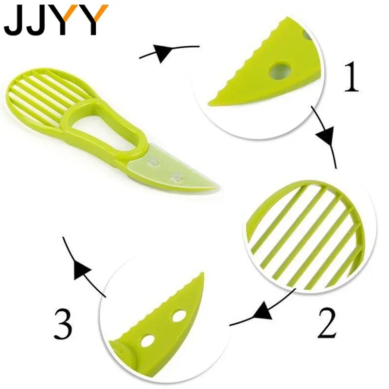 Coupe-avocat 3 en 1 : ouvre, dénoyaute, tranche - cuisine Maxi Trouvaille photo 6