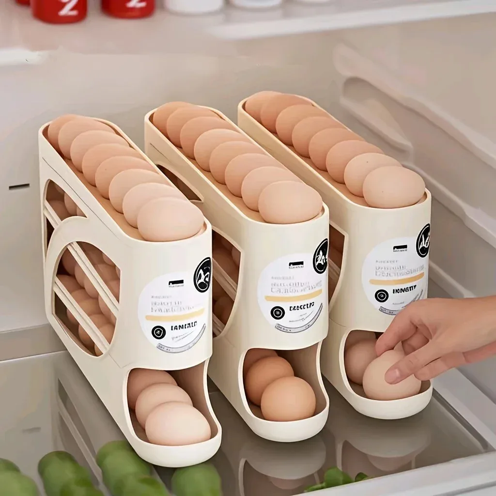 Distributeur d'œufs roulant pour frigo photo 2