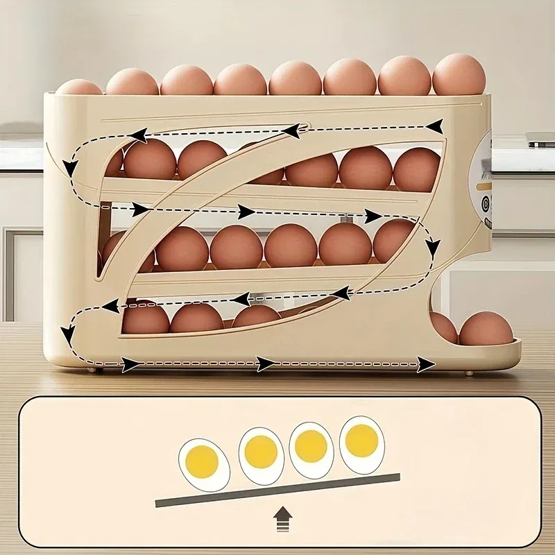 Distributeur d'œufs roulant pour frigo photo 3
