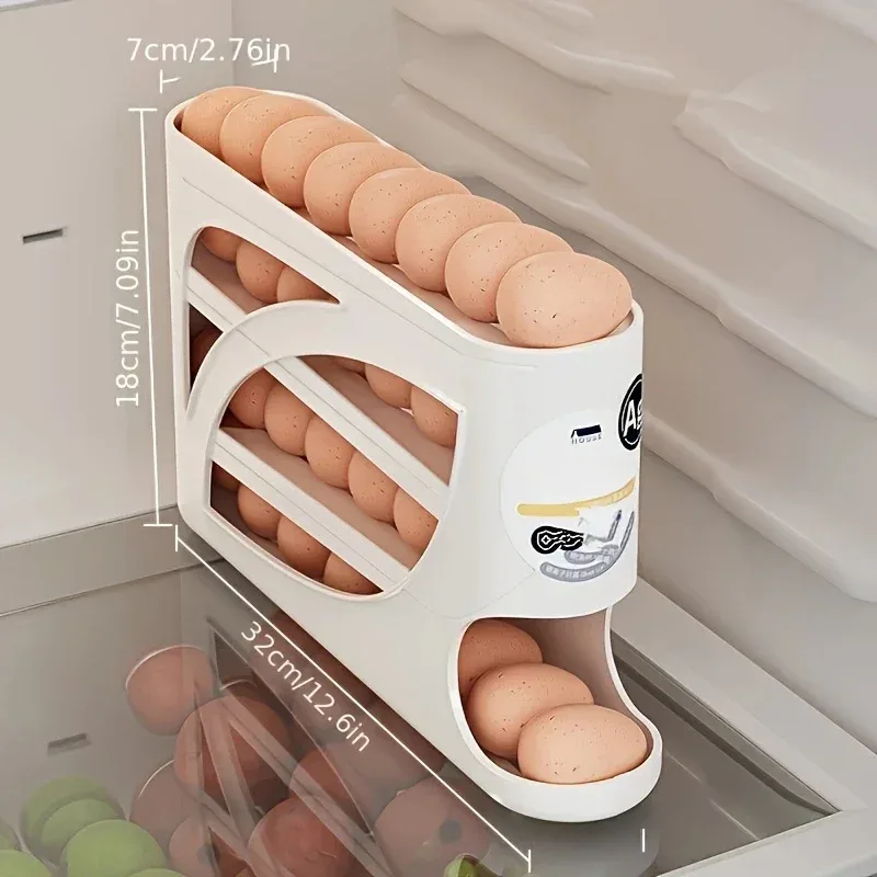 Distributeur d'œufs roulant pour frigo photo 4