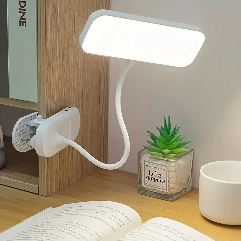 Lampe de bureau LED à pince rechargeable USB photo 2