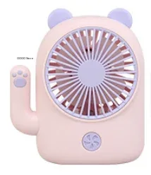 Mini ventilateur chat USB silencieux photo 2