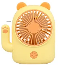 Mini ventilateur chat USB silencieux photo 4