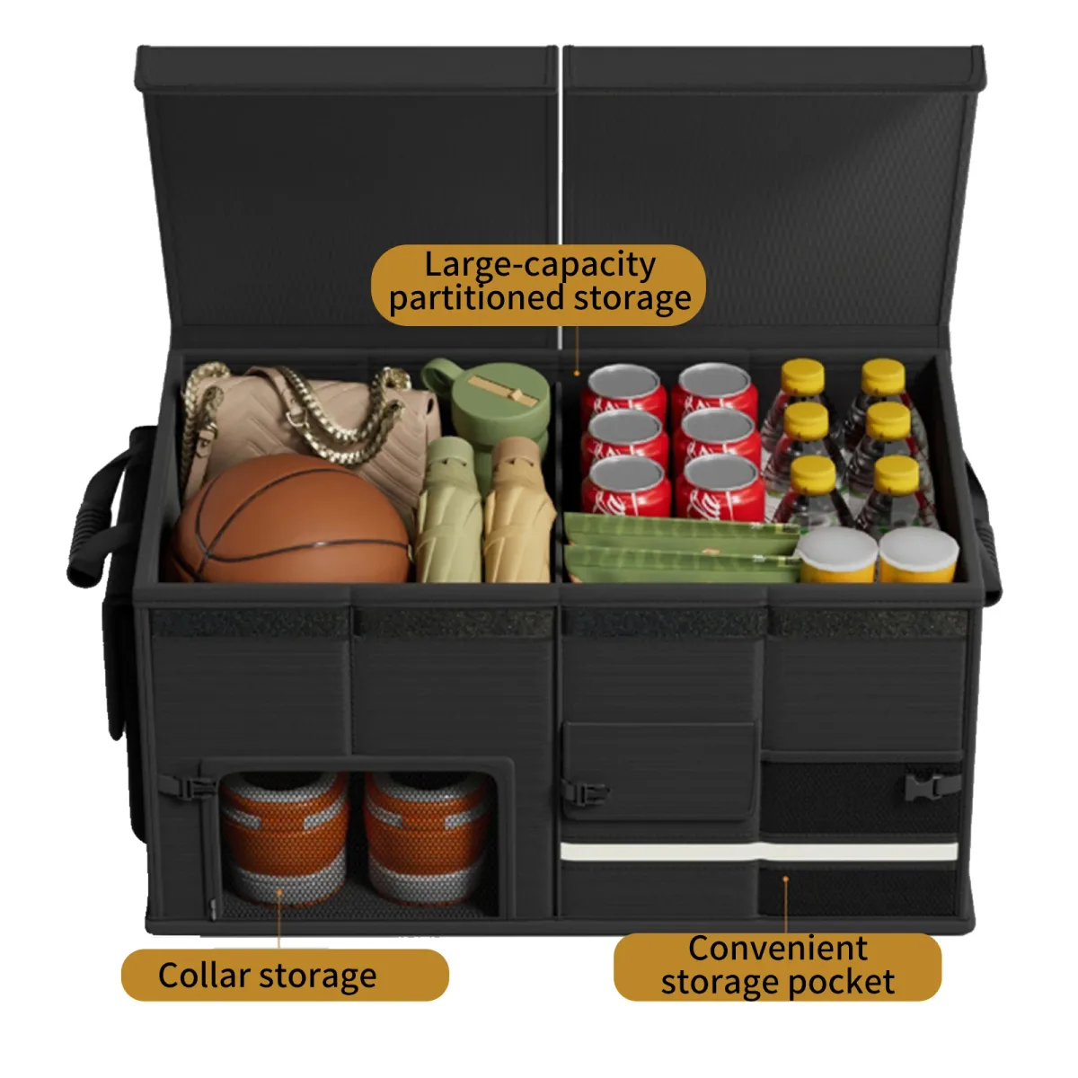 Organisateur de coffre pliable 60 L photo 2