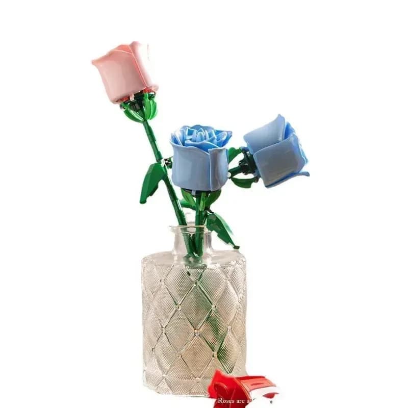 Rose éternelle en blocs de construction photo 6