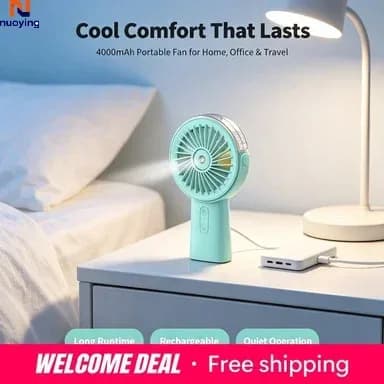 Ventilateur brumisateur portable rechargeable photo 3