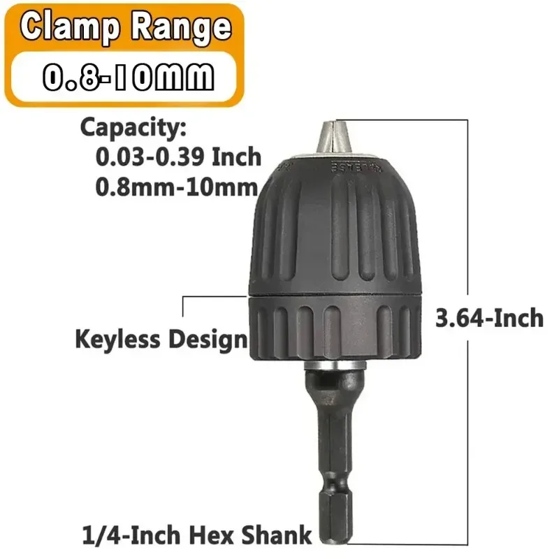 Adaptateur de mandrin sans clé pour perceuse - outillage Maxi Trouvaille photo 5