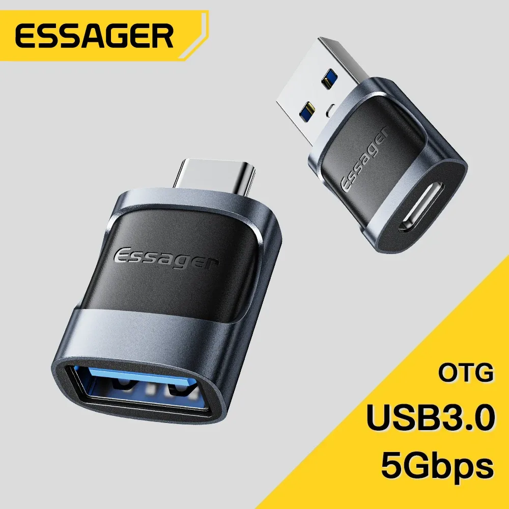Adaptateur OTG USB 3.0 vers USB-C Essager - accessoires Maxi Trouvaille