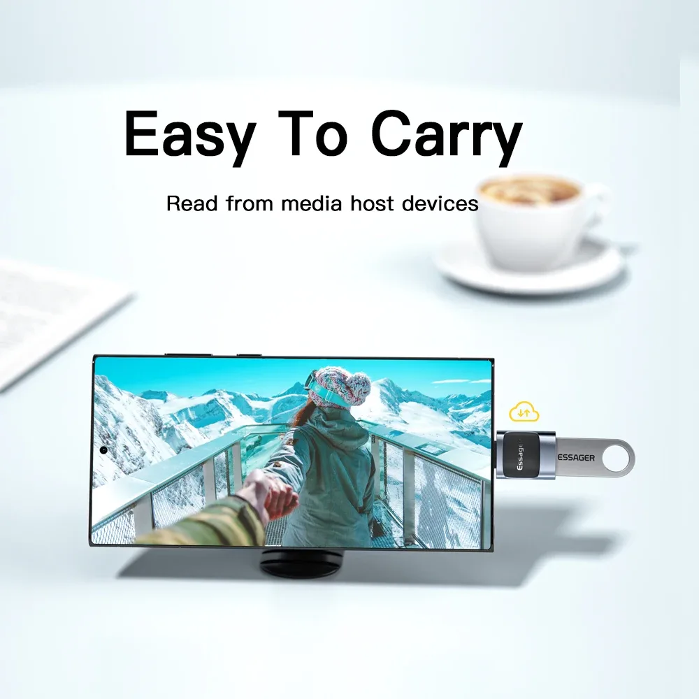 Adaptateur OTG USB 3.0 vers USB-C Essager - accessoires Maxi Trouvaille photo 4
