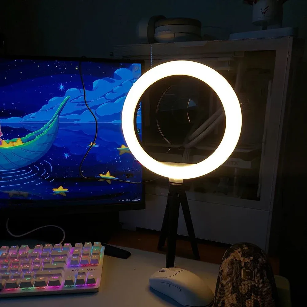 Anneau lumineux 26 cm avec trépied - accessoires Maxi Trouvaille photo 3
