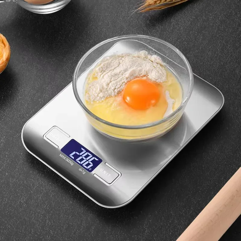Balance de cuisine numérique inox 5 kg - cuisine Maxi Trouvaille