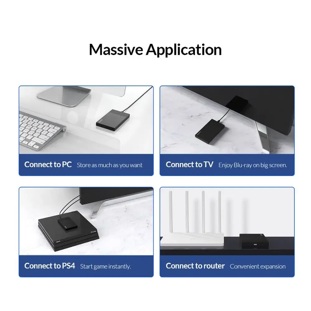 Boîtier disque dur externe 2,5" USB-C ORICO - high-tech Maxi Trouvaille photo 6