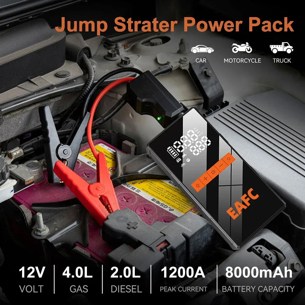 Booster de démarrage 5000A avec gonfleur - auto-moto Maxi Trouvaille photo 3