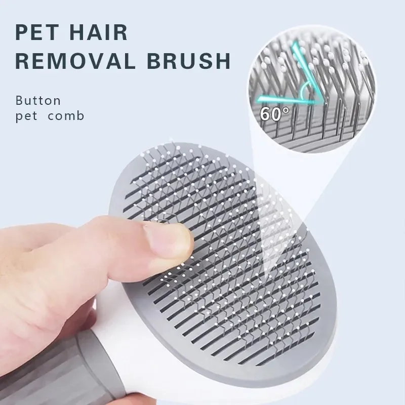Brosse autonettoyante pour chien et chat - animaux Maxi Trouvaille photo 3