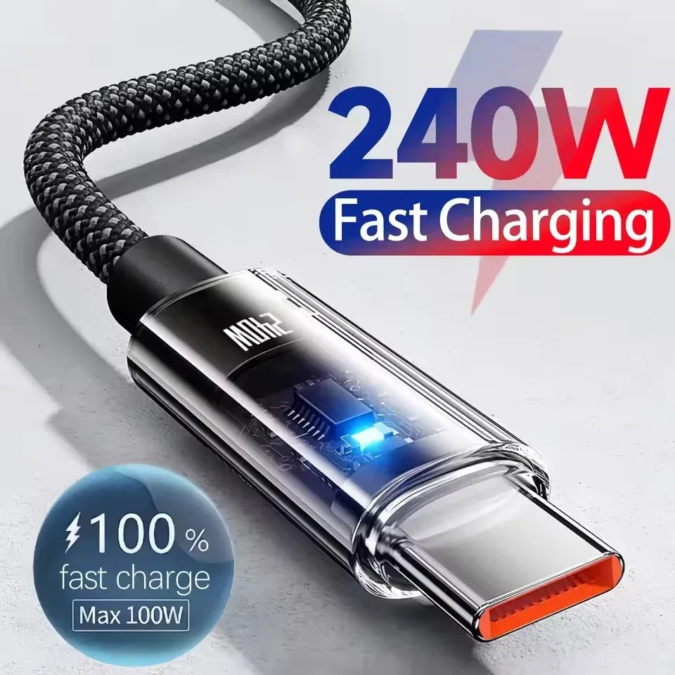Câble USB-C charge rapide avec affichage LED - high-tech Maxi Trouvaille