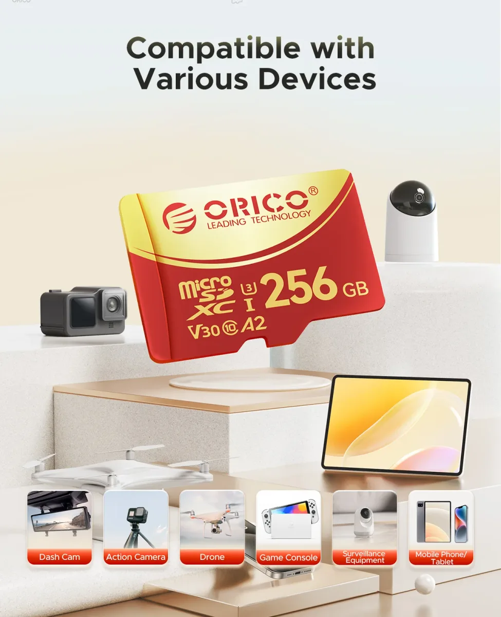 Carte microSDXC 64 Go ORICO V30 - high-tech Maxi Trouvaille photo 5