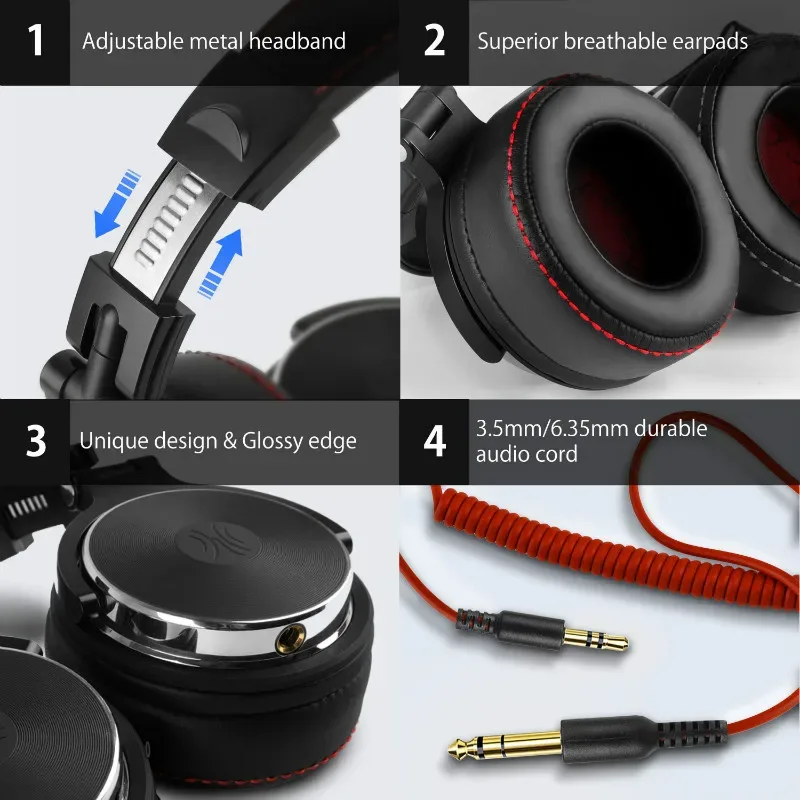 Casque studio Oneodio Pro avec micro - gaming Maxi Trouvaille photo 3