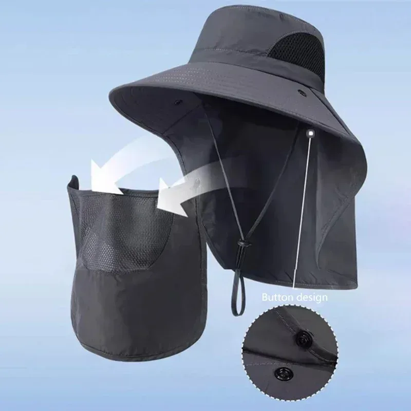 Chapeau de soleil avec rabat de cou - mode Maxi Trouvaille photo 4