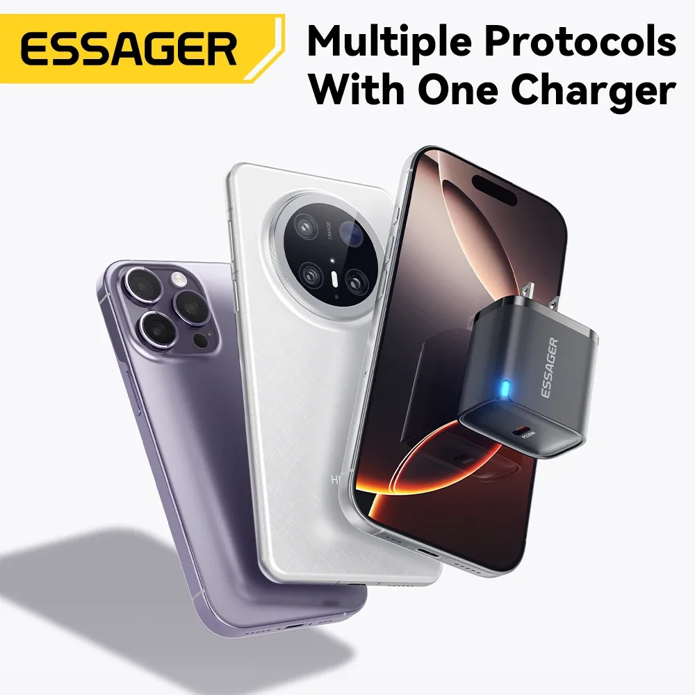 Chargeur mini 30 W USB-C Essager - accessoires Maxi Trouvaille photo 4