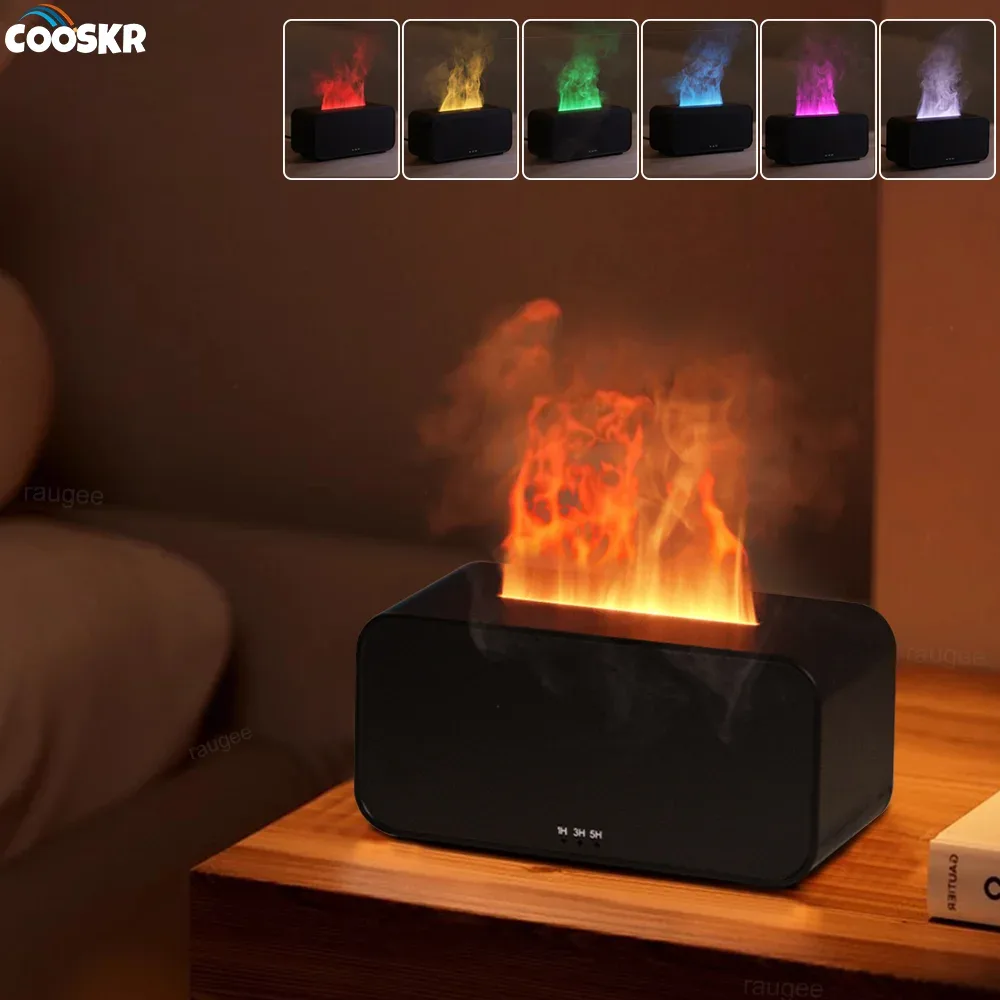 Diffuseur humidificateur effet flamme - maison Maxi Trouvaille