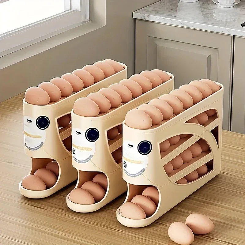 Distributeur d'œufs roulant pour frigo