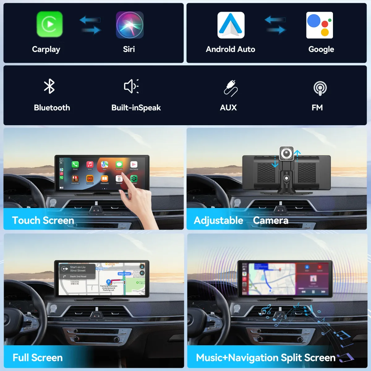 Écran CarPlay sans fil portable - auto-moto Maxi Trouvaille photo 3