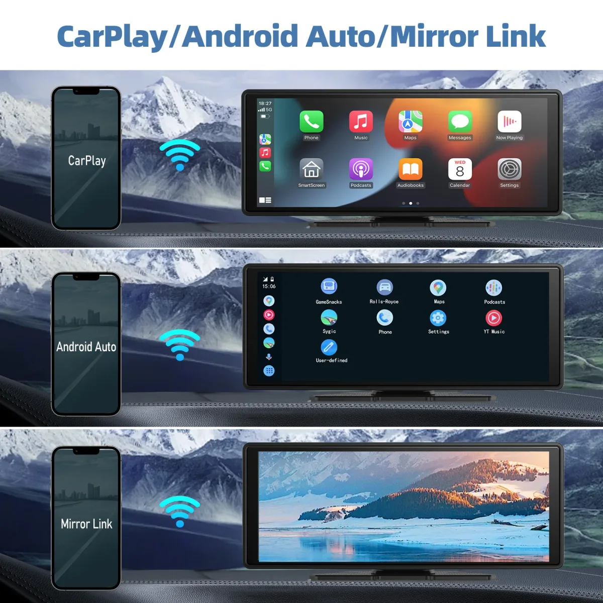 Écran CarPlay sans fil portable - auto-moto Maxi Trouvaille photo 6