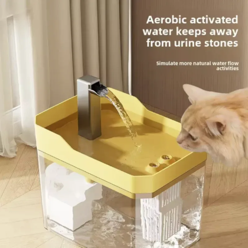 Fontaine à eau pour chat avec filtre - animaux Maxi Trouvaille