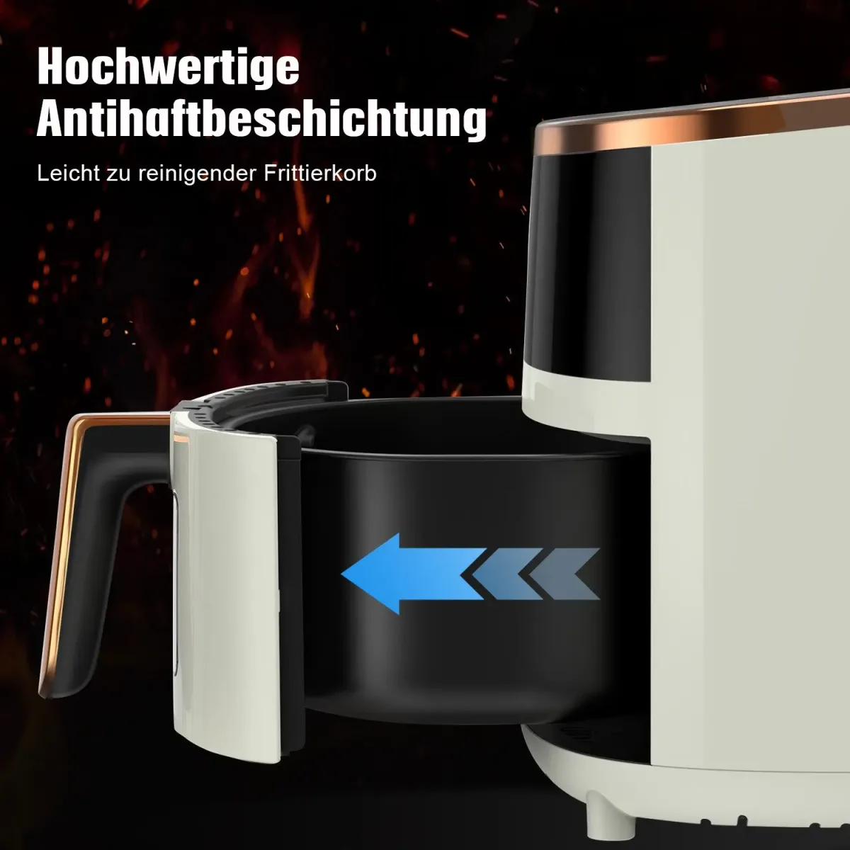 Friteuse à air 6 L avec hublot - cuisine Maxi Trouvaille photo 5