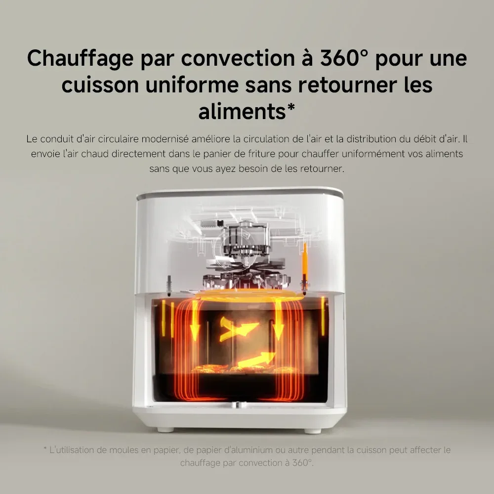 Friteuse à air Xiaomi 6,5 L connectée - cuisine Maxi Trouvaille photo 2
