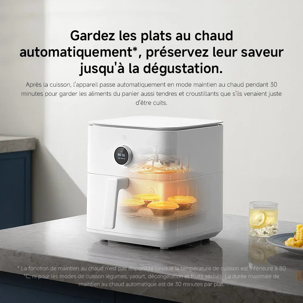 Friteuse à air Xiaomi 6,5 L connectée - cuisine Maxi Trouvaille photo 4