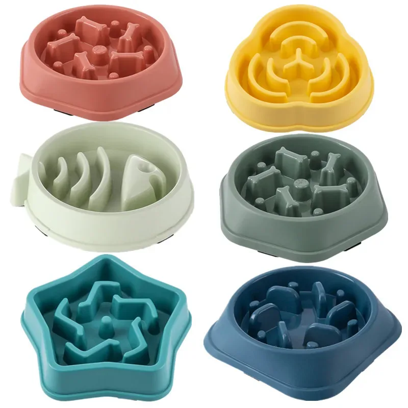Gamelle anti-glouton pour chien et chat