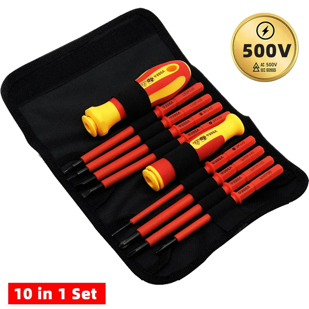 Jeu de tournevis isolés VDE pour électricien - outillage Maxi Trouvaille