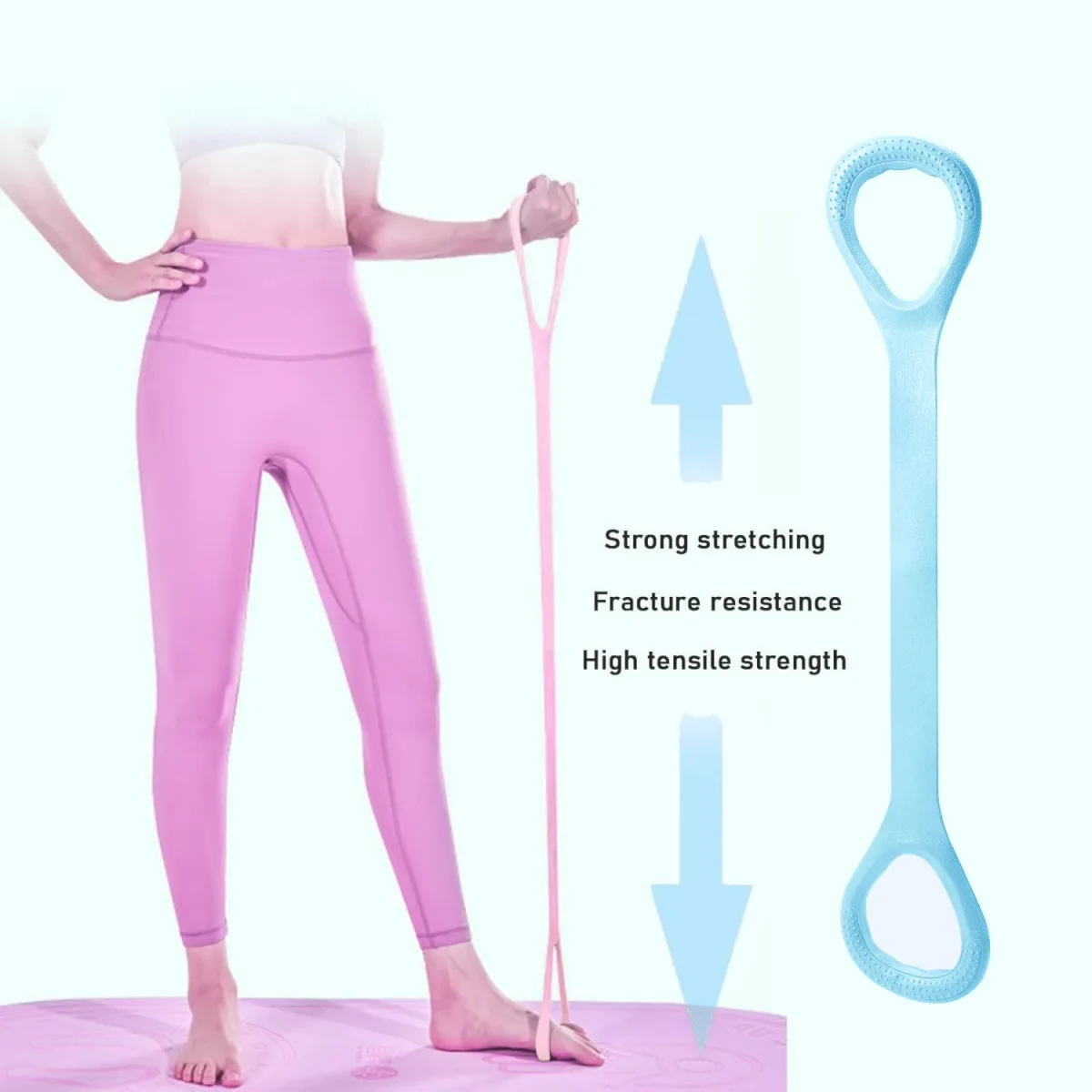 Kit 8 élastiques de musculation avec poignées - beaute Maxi Trouvaille photo 3