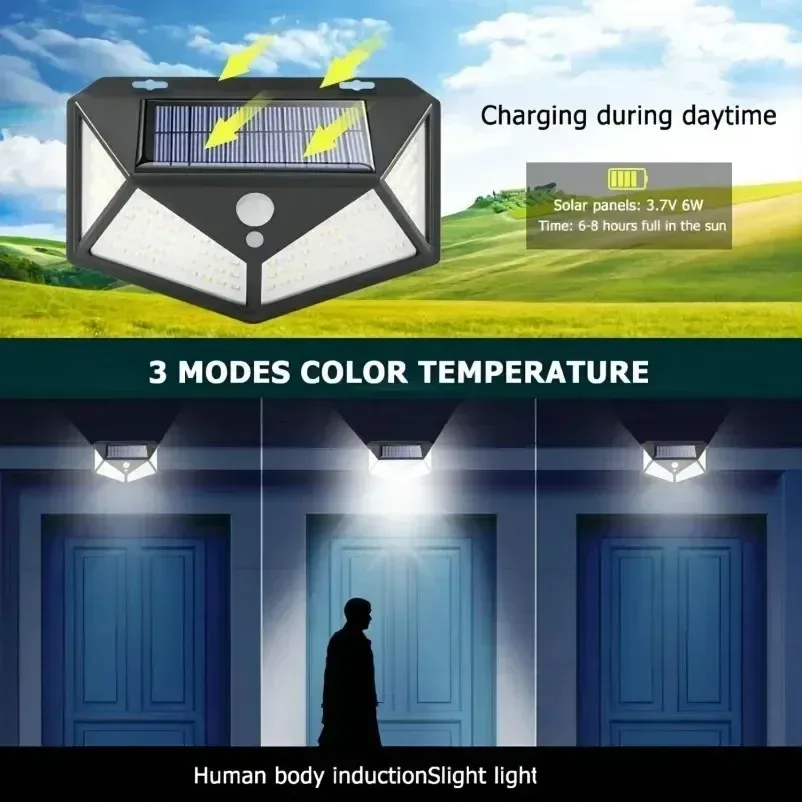 Lampe solaire extérieure à détecteur de mouvement - maison Maxi Trouvaille photo 6