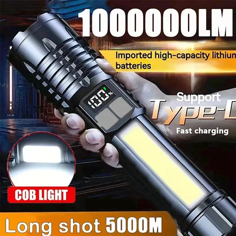 Lampe torche LED COB rechargeable USB-C - outillage Maxi Trouvaille