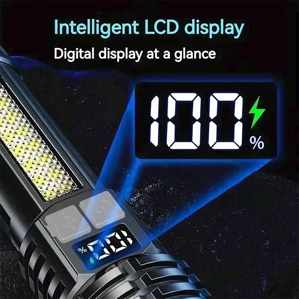 Lampe torche LED COB rechargeable USB-C - outillage Maxi Trouvaille photo 2