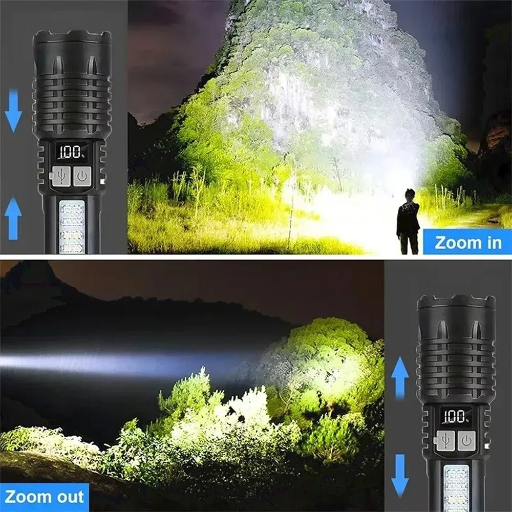 Lampe torche LED COB rechargeable USB-C - outillage Maxi Trouvaille photo 3