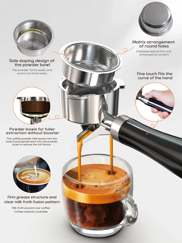 Machine à expresso 20 bars avec buse vapeur - cuisine Maxi Trouvaille photo 5