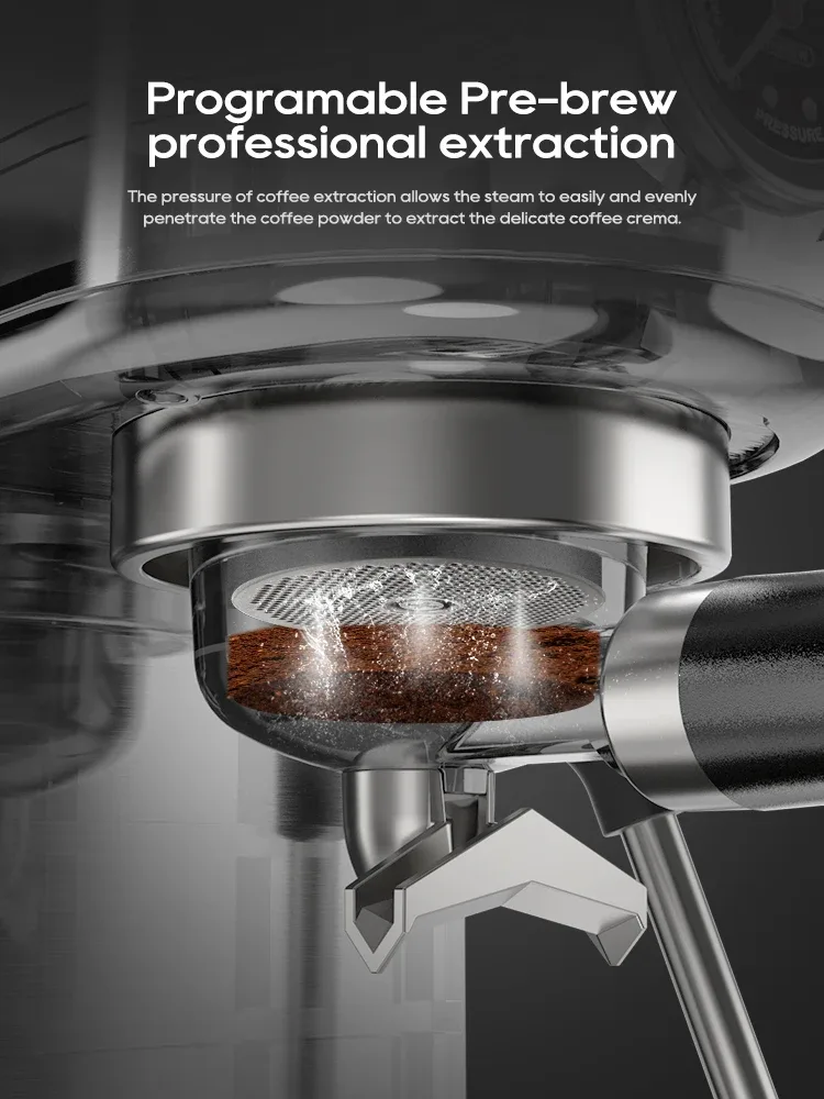 Machine à expresso 20 bars avec buse vapeur - cuisine Maxi Trouvaille photo 6