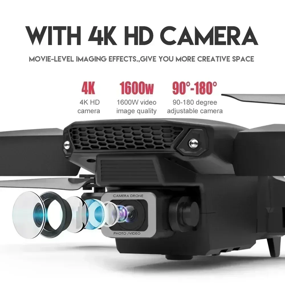 Mini drone caméra pliable E88 Pro - high-tech Maxi Trouvaille