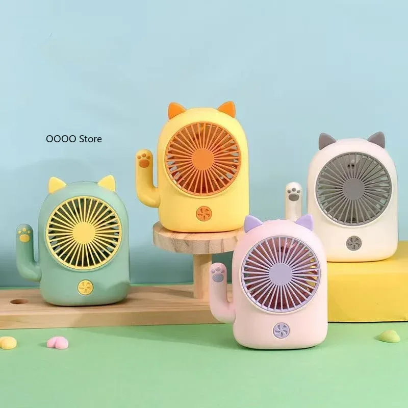 Mini ventilateur chat USB silencieux