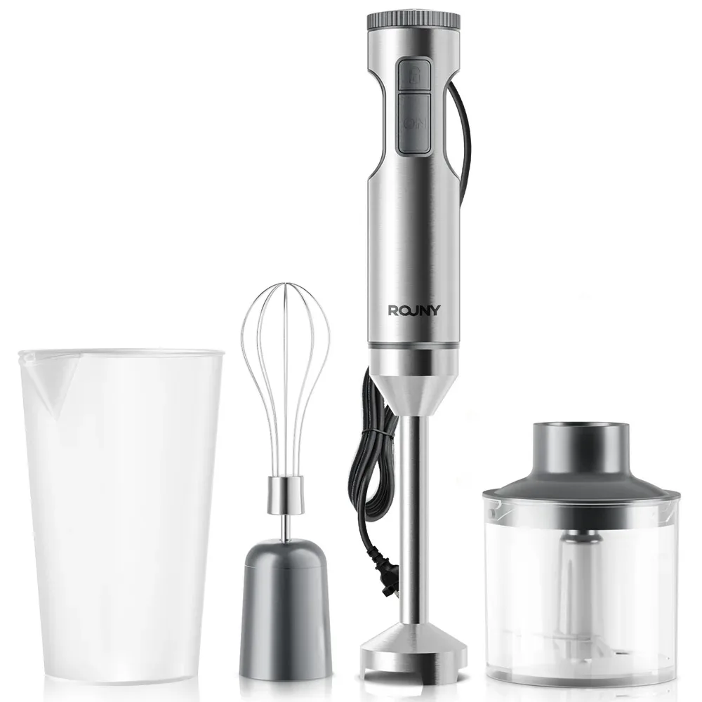 Mixeur plongeant 4 en 1 en inox - cuisine Maxi Trouvaille